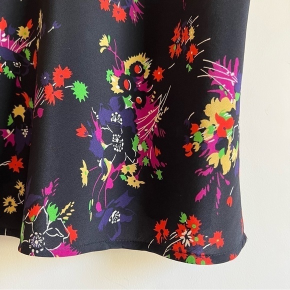 Veronica Beard Gil Cami in Black Multi Silk - Picture 9 of 14